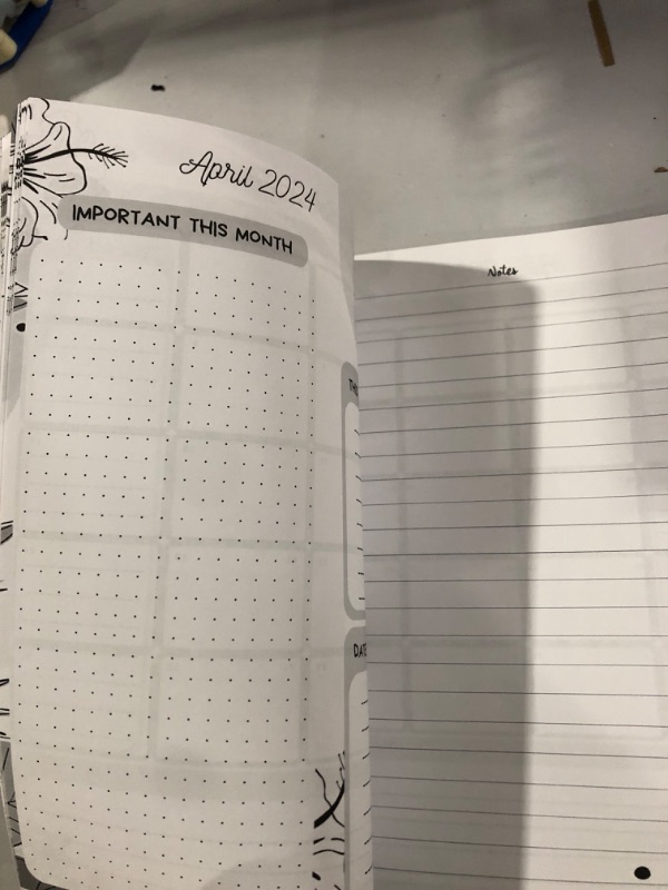 Photo 3 of 2023/2024 monthly planner 