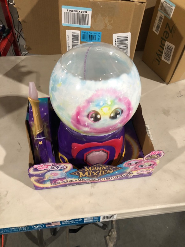 Photo 1 of Magic Mixies Magical Misting Crystal Ball with Interactive 8 inch Pink Plush Toy and 80+ Sounds and Reactions