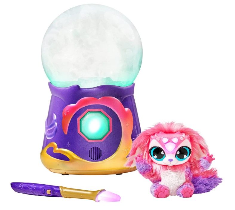 Photo 1 of Magic Mixies Magical Misting Crystal Ball with Interactive 8 inch Pink Plush Toy and 80+ Sounds and Reactions