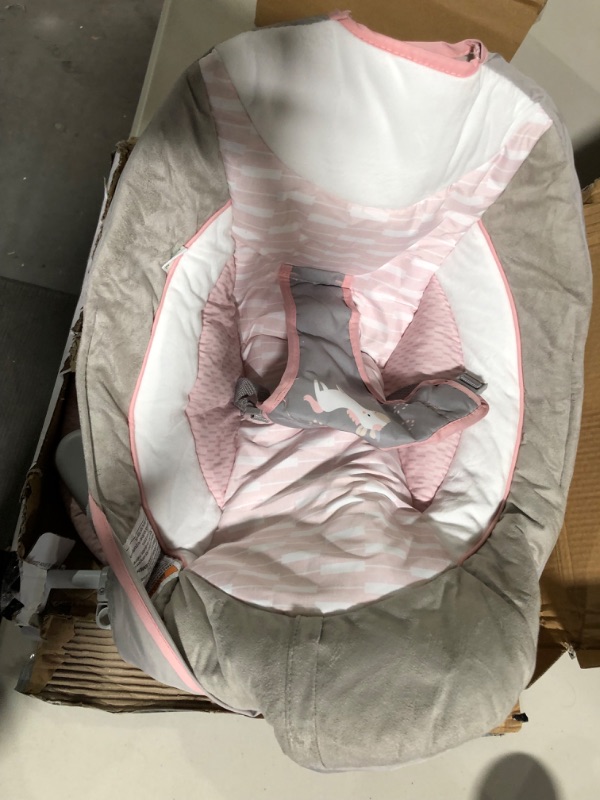 Photo 2 of Ingenuity Soothing Baby Bouncer with Vibrating Infant Seat, Music, Removable (Pink), 0-6 Months