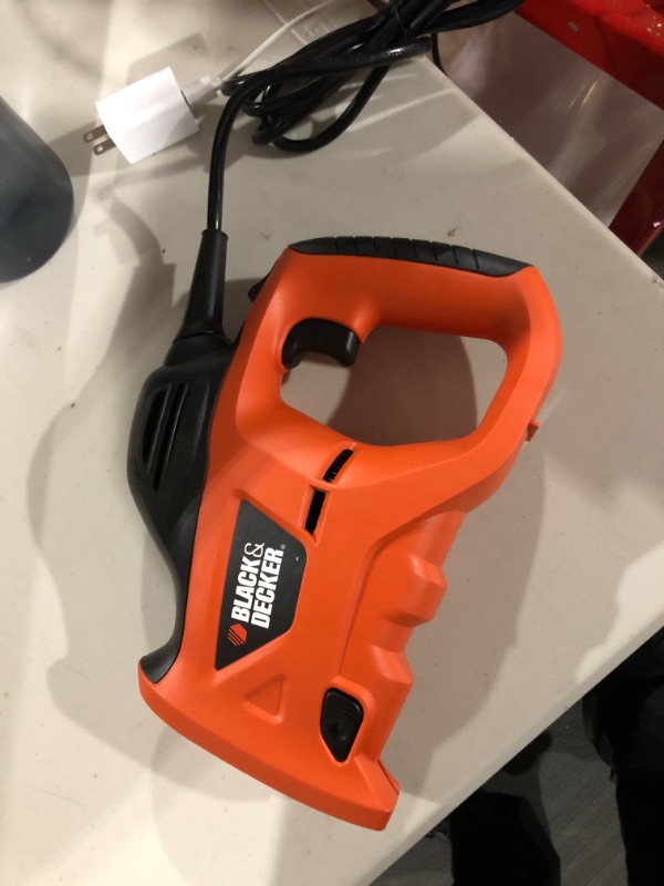 Photo 2 of BLACK+DECKER Electric Hand Saw with Storage Bag, 3.4-Amp (PHS550B) Handsaw