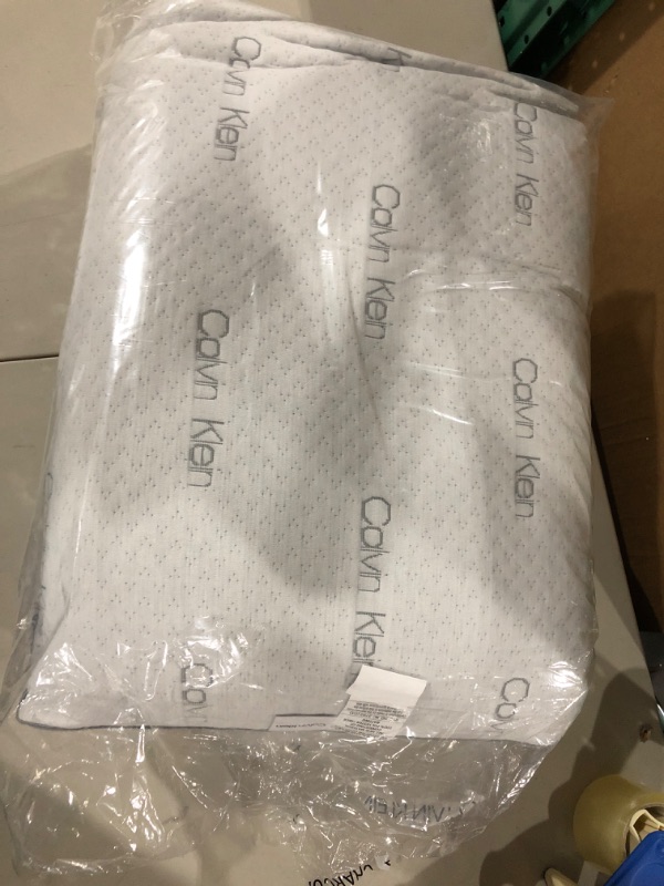 Photo 2 of Calvin Klein Charcoal Knit Pillow (Standard/Queen - 20” x 28” - Set of 2) - High End Cooling Pillow/Long Lasting Comfort/Moisture & Odor Eliminator/Comfy for Back, Stomach, Side Sleepers Standard/Queen (Pack of 1)