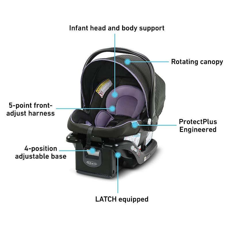 Photo 1 of Graco SnugRide 35 Lite LX Infant Car Seat, Hailey
