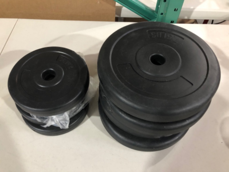Photo 1 of BalanceFrom Vinyl Standard 7.5 & 2.5 Pound Plates for Strength Training