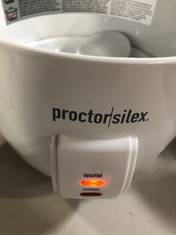 Photo 1 of Proctor Silex Rice Cooker & Food Steamer Steam and Rinsing Basket