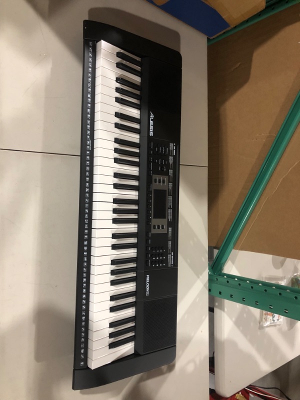 Photo 2 of Alesis Melody 61 Key Keyboard Piano for Beginners with Speakers, Digital Piano Stand, Bench, Headphones, Microphone, Music Lessons and Demo Songs