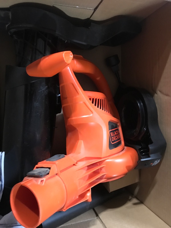 Photo 4 of !!!SEE CLERK NOTES * NON-FUNTIONAL!!!
BLACK+DECKER 3-in-1 Electric Leaf Blower, Leaf Vacuum, Mulcher (BEBL7000)