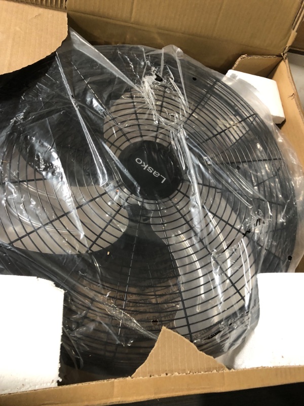 Photo 2 of Lasko 20" High Velocity Fan with Remote Control, Floor black