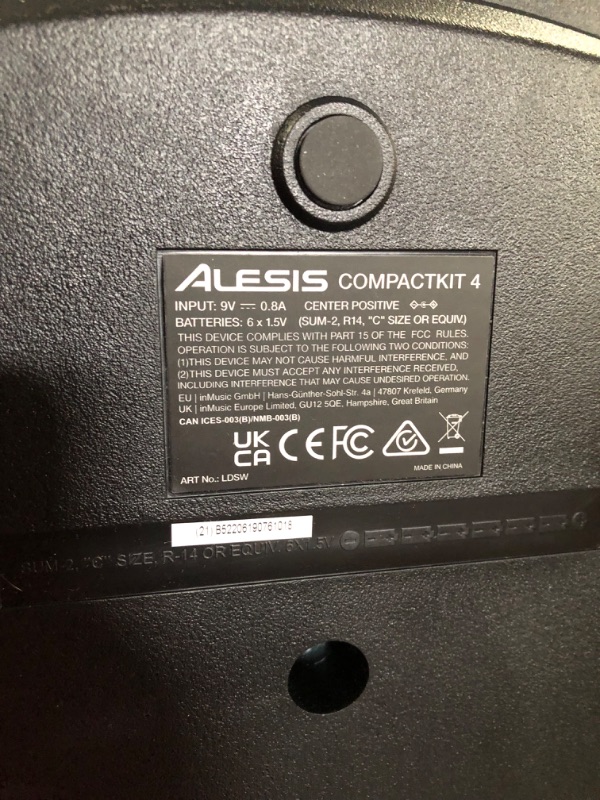 Photo 1 of Alesis CompactKit 4: 4-Pad Portable Tabletop Drum Kit
