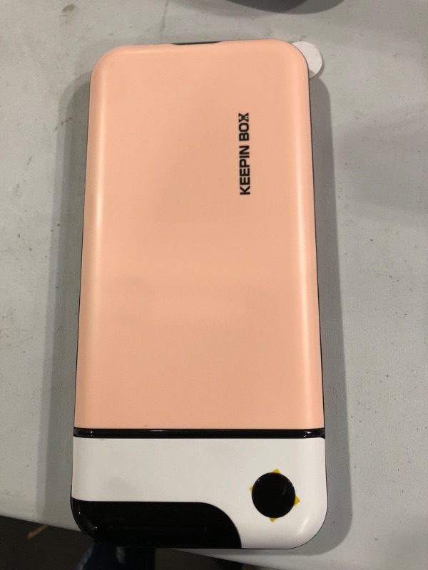 Photo 2 of Cell Phone Lock Box with Timer, Portable Time Lock Box for iPhone and Android Phone, Help to Be Self-Discipline and Focus to Achieve Goals, Prevent Phone Addiction (Pink)