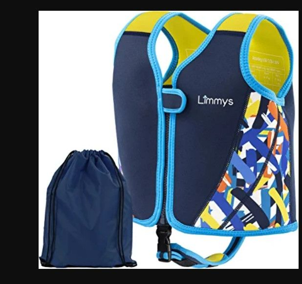 Photo 1 of Limmys Premium Neoprene Swim Vest for Children - Drawstring Bag