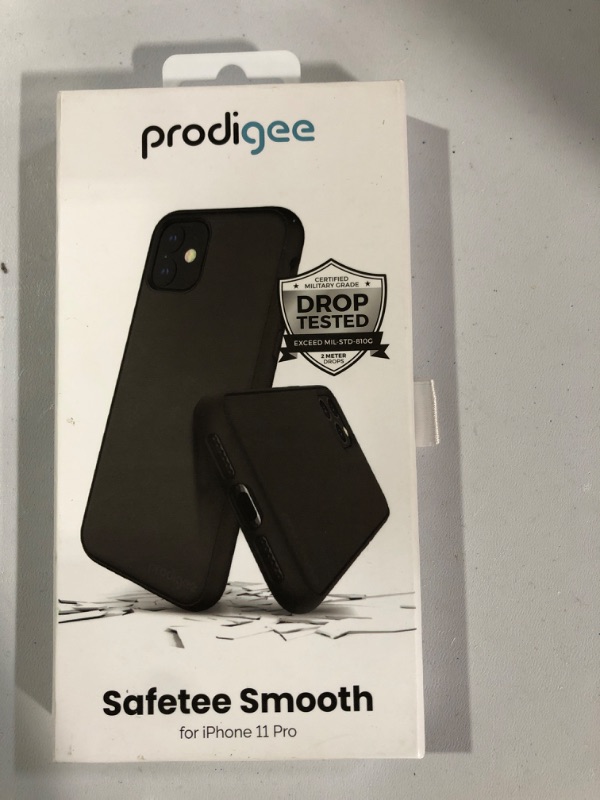 Photo 3 of *SEE NOTE* Prodigee Apple iPhone 11 Pro Case - BLACK | Safetee Series | Shockproof | 6 ft. Drop Tested | Wireless Charging Compatible | Scratch Resistant | Antiyellowing Case for iPhone 11 Pro - 5.8 inch