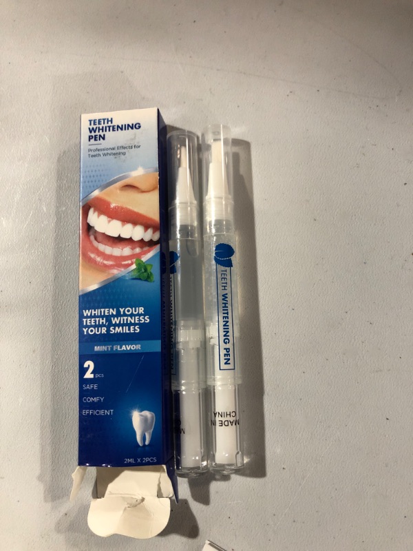 Photo 3 of  Teeth Whitening Pen (2 Pcs), 30+ Uses, Effective, Painless, No Sensitivity, Travel-Friendly, Easy to Use, Beautiful White Smile, Natural Mint Flavor