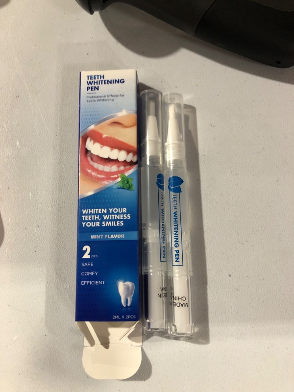 Photo 3 of  Teeth Whitening Pen (3 Pcs), 30+ Uses, Effective, Painless, No Sensitivity, Travel-Friendly, Easy to Use, Beautiful White Smile, Natural Mint Flavor