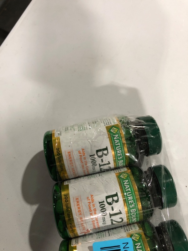 Photo 3 of Nature's Bounty Vitamin B12, Supports Energy Metabolism, Tablets, 1000mcg, 200 Ct Unflavored