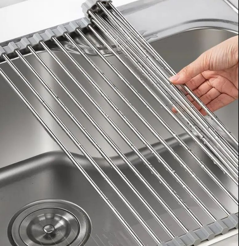 Photo 1 of 1 pc stainless dish drying rack 