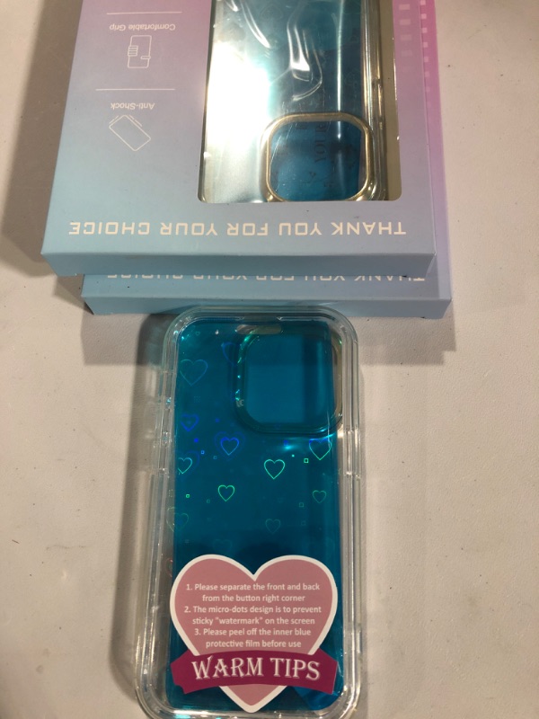 Photo 1 of  3 pc set Transparent Mobile Phone Ring Holder, Round and Heart-Shaped 