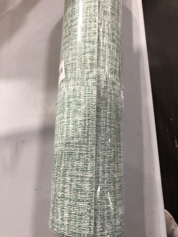 Photo 2 of green and white  Texture Raised Ink Peel & Stick Wallpaper