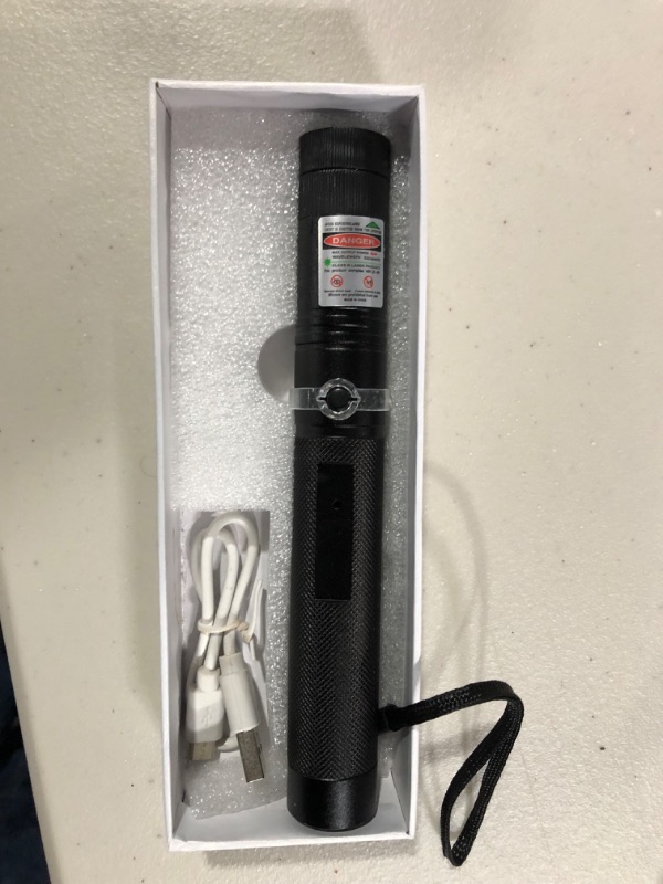 Photo 2 of Danigh-buy Long Range Green Laser Pointer High Power,[Material Upgrade] Laser Pointer Pen?[2000 metres] Green Lazer Pointer Rechargeable for Hiking,Cat Laser Toy USB Charge