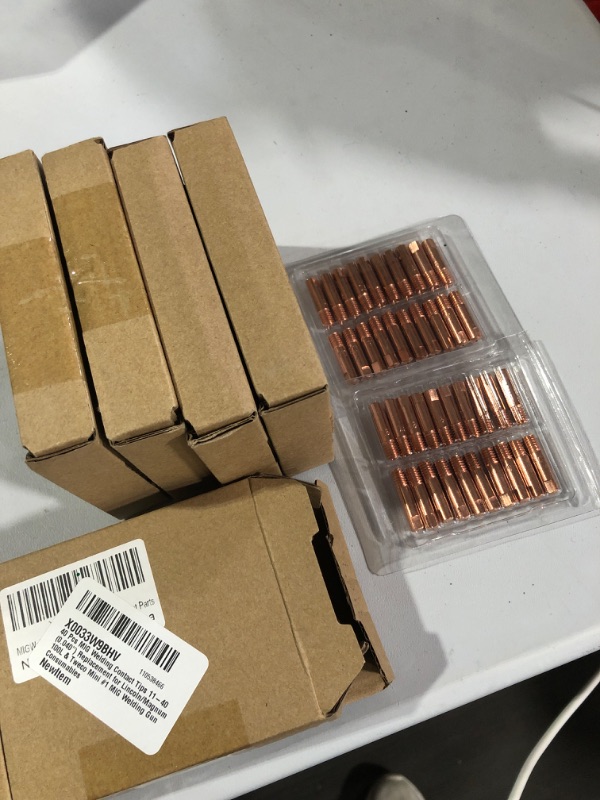 Photo 2 of 40 Pcs MIG Welding Contact Tips 11-35 (0.035") Replacement for Lincoln/Magnum 100L & Tweco Mini #1 MIG Welding Gun Consumables