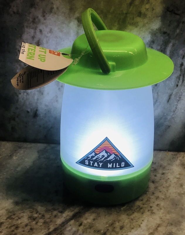 Photo 1 of (Bundle of 5)Light up lantern with 3 lighting modes and a carrying handle. Powered by 3 AAA batteries (not included).