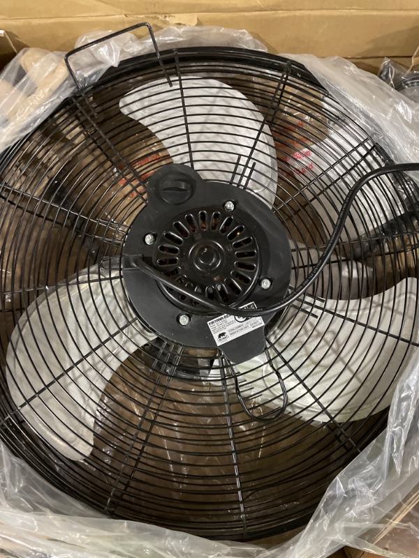 Photo 2 of B-Air Firtana-20X Multipurpose High Velocity Fan - 20 inch Floor Fan (FOR PARTS DOES NOIT TURN ON)