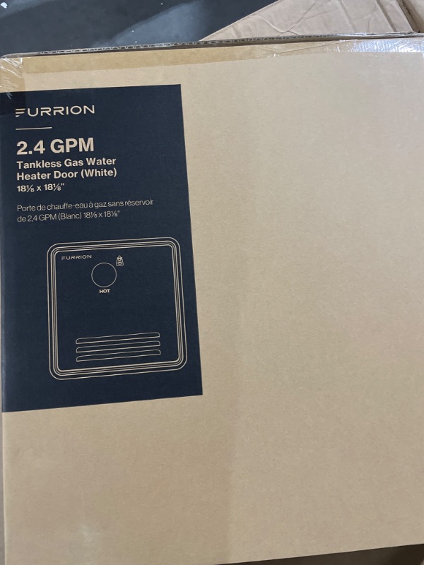 Photo 3 of Furrion 2.4GPM Tankless RV Gas Water Heater with White 18.11” x 18.11” Door - FWH09A-3-C