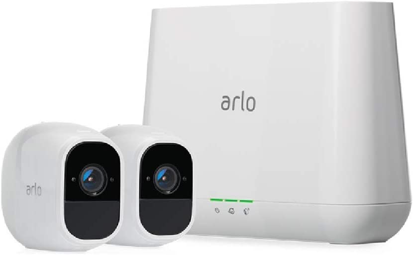 Photo 1 of Arlo VMS4230P-100NAS Pro 2 - Wireless Home Security Camera System with Siren, Rechargeable, Night Vision, Indoor/Outdoor, 1080p, 2-Way Audio, Wall Mount, Cloud Storage Included, 2 Camera Kit
