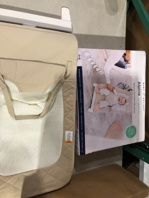 Photo 1 of Baby Delight Alpine Deluxe Portable Bouncer, Infant, 0-6 Months, 100% GOTS Certified Cotton Fabrics, Organic Oat