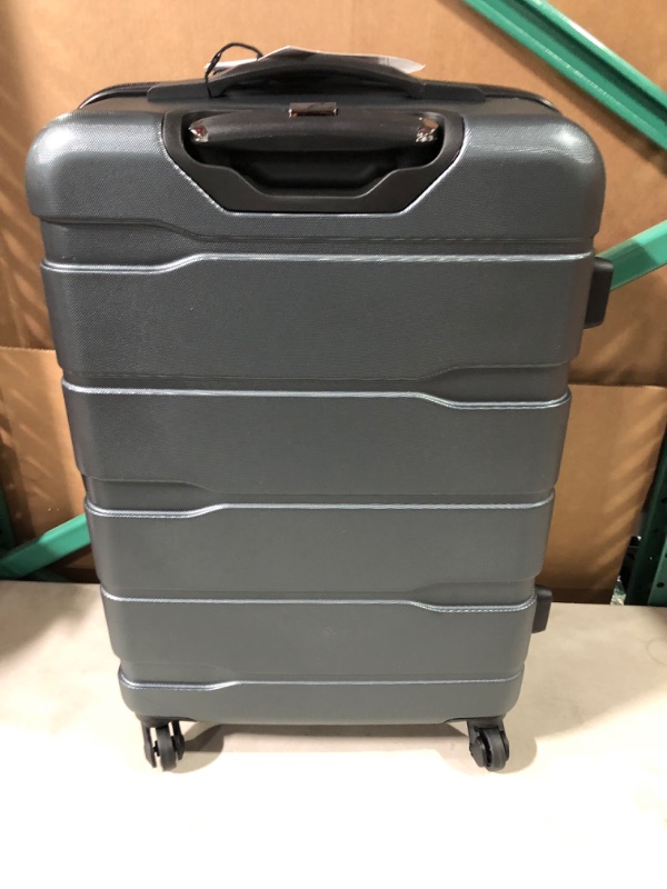 Photo 3 of Coolife Luggage Expandable(only 28") Suitcase PC+ABS Spinner Built-In TSA lock 20in 24in 28in Carry on Caribbean Blue. S(20in_carry on)