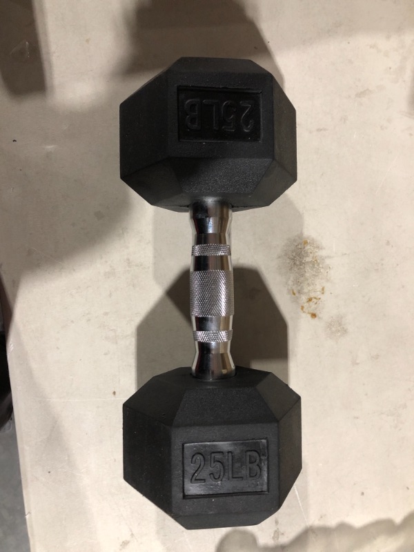 Photo 1 of 25 pound weight dumbbell 