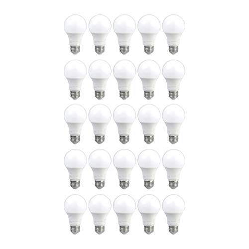 Photo 1 of  40 Watt Equivalent,450 Lumens, E26 Base, A19 LED Light Bulb - Pack of 25, Daylight