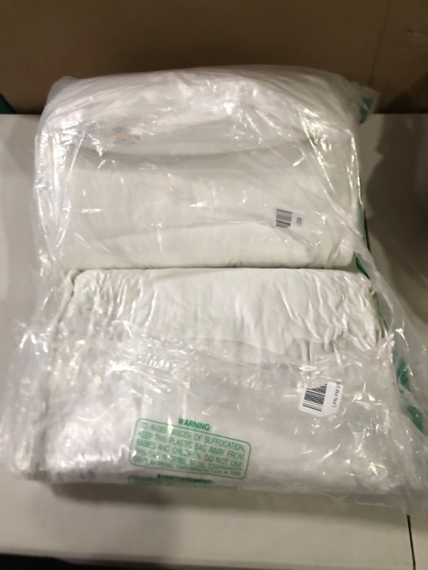 Photo 1 of ACCURATEX Premium Bed Pillows King Size Set of 2, Shredded Memory Foam Pillow Hybrid with Fluffy Down Alternative Fill Removable Cotton Cover, Adjustable Firm Pillow for Side,Back,Stomach Sleepers White King (Pack of 2)