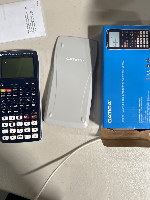 Photo 2 of Catiga Scientific Calculator with Graphic Functions - Multiple Modes with Intuitive Interface - Perfect for Beginner and Advanced Courses High School