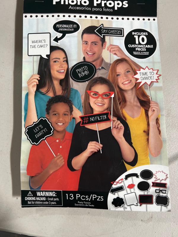 Photo 3 of Write-In Customizable Photo Props | 13 Pcs