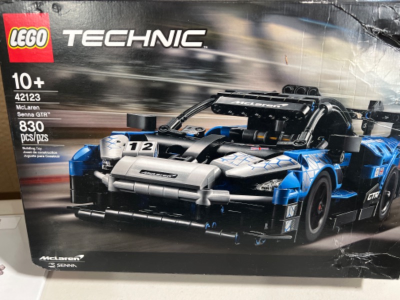 Photo 3 of LEGO Technic McLaren Senna GTR 42123 Building Toy Set for Kids, Boys, and Girls Ages 10+ (830 Pieces)