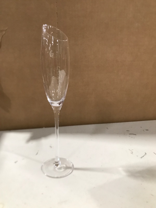 Photo 1 of BACLIFE Champagne Flutes - Hand Blown Elegant Champagne Glasses Set of 6 -