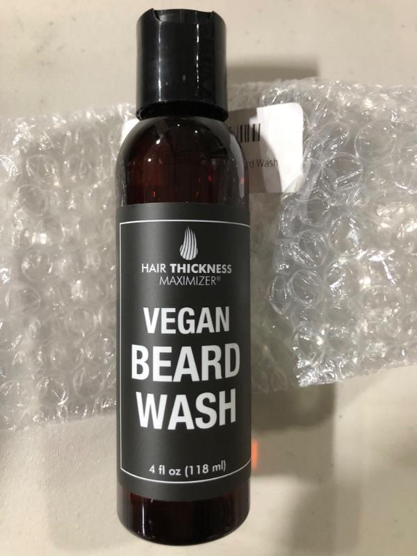 Photo 2 of Beard Wash and Conditioner for Men, Unscented. 4 fl oz