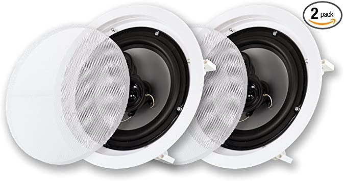 Photo 1 of Acoustic Audio CSic83 in Ceiling 8" Speaker Pair 3 Way Home Theater Speakers
