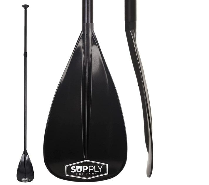 Photo 1 of SUP Paddle - 3 Piece Adjustable Stand Up Paddle Board Paddles - Lightweight & Floating Paddleboard Oar - Durable & Packable for Travel - High-Grade Aluminum Shaft & Nylon Blade for Efficient Strokes