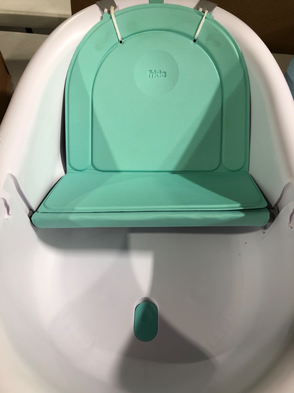 Photo 2 of **NEW** 4-in-1 Grow-with-Me Bath Tub by Frida Baby Transforms Infant Bathtub to Toddler Bath Seat with Backrest for Assisted Sitting in Tub