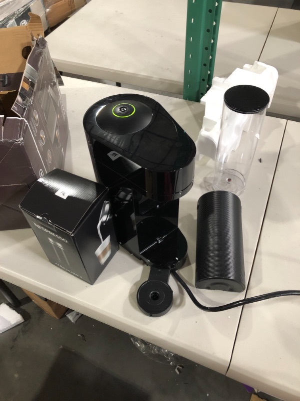 Photo 2 of Nespresso Vertuo Plus Coffee and Espresso Machine by De'Longhi with Aeroccino, Ink Black with Nespresso Capsules VertuoLine, Medium and Dark Roast Coffee Machine 