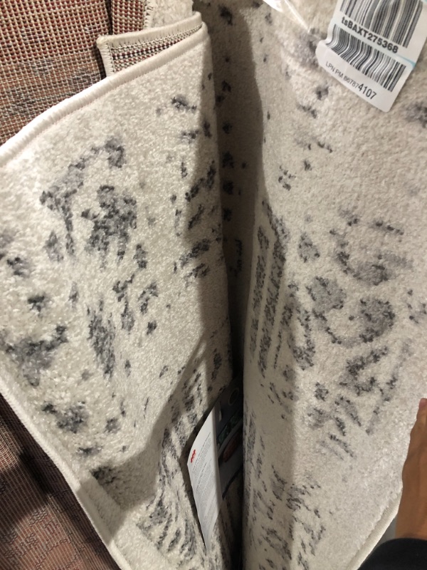 Photo 2 of nuLOOM Arlena Vintage Area Rug, 8' 10" x 12', Grey