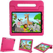 Photo 1 of [2x] ProCase for Galaxy Tab A 8.0 2019 T290 T295, Shockproof Convertible Protective Case for Kids - 8.0 Inch Galaxy Tab A 2019 Without S Pen Model - Magenta