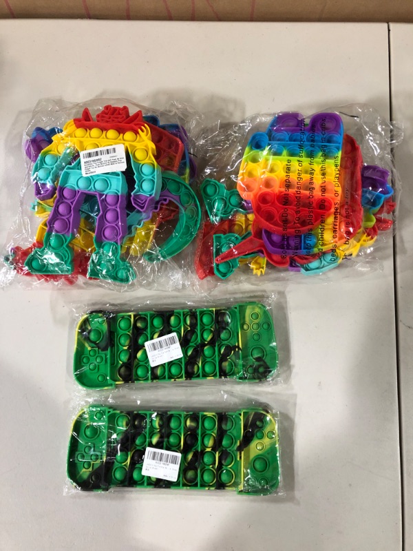 Photo 1 of [4pk] Konblimc Pop Fidget Toy Assortment for Kids