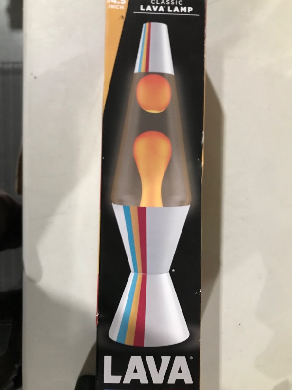 Photo 2 of 14.5" Novelty Lava Lamp Beach Vibes - Lava (Orange)