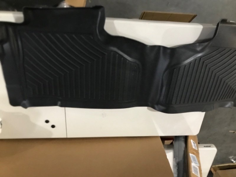 Photo 1 of OEDRO Floor Mats 3 Row Liner Set Compatible with 2021-2023 Chevrolet Tahoe/GMC Yukon(Yukon Denali)/Cadillac Escalade (Only Fits with 2nd Row Bucket Seats), Black TPE All-Weather Guard 2021-2023 Bucket Seat