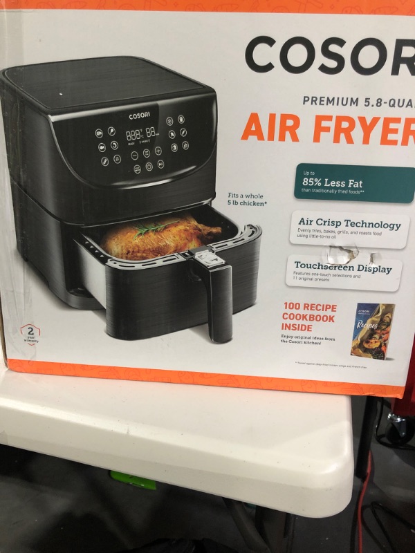 Photo 2 of Cosori Air Fryer,Max XL 5.8 Quart,1700-Watt Electric Hot Air Fryers Oven