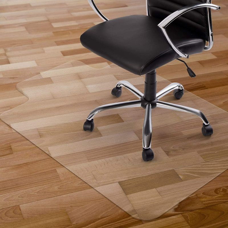 Photo 1 of Kuyal clear chair mat, use on hard floors, 48.0 x 36.0 inches, floor protector for office or home
