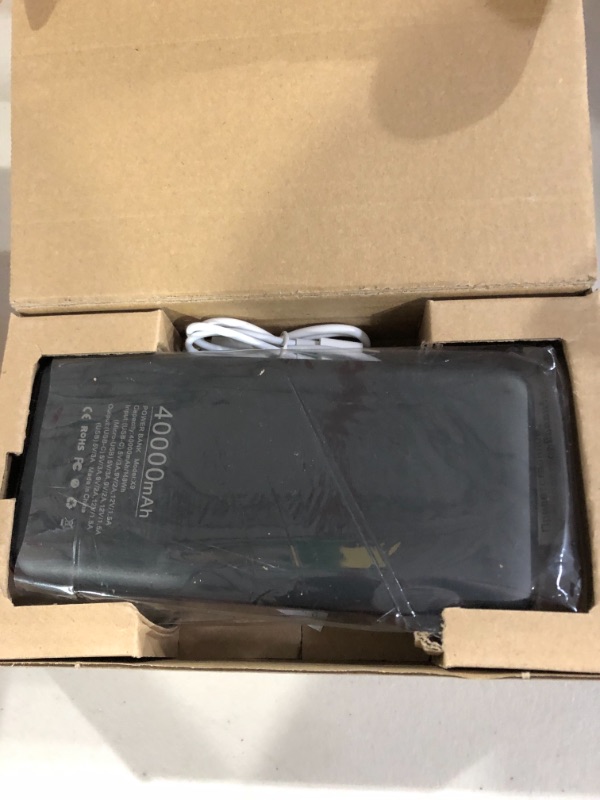 Photo 1 of 40000mAh Power Bank, 22.5W Portable Charger, 40000mAh Battery Pack with High-Speed PowerIQ Charging Technology and USB-C for iPhone, Samsung Galaxy, and More Black